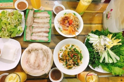 Bánh tráng thịt heo Đà Nẵng