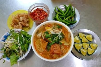 Bún chả cá Đà Nẵng hương vị khó quên